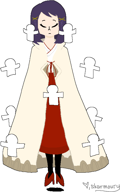 Liszst's Pretty Oc, Rie - Cartoon (550x750)
