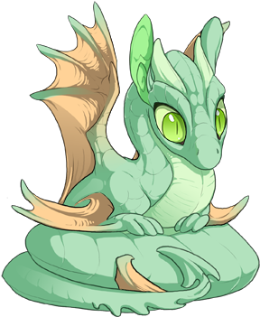 Adult - Baby - Spiral Dragon Baby (350x350)
