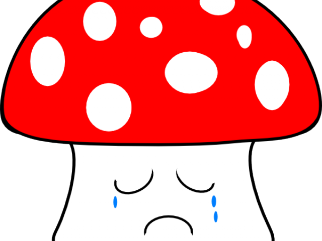 Mushroom Clipart Sad - Angry Mushroom Png (640x480)
