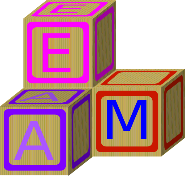 Baby Blocks Clip Art - Baby Block 1 Clipart (600x571)