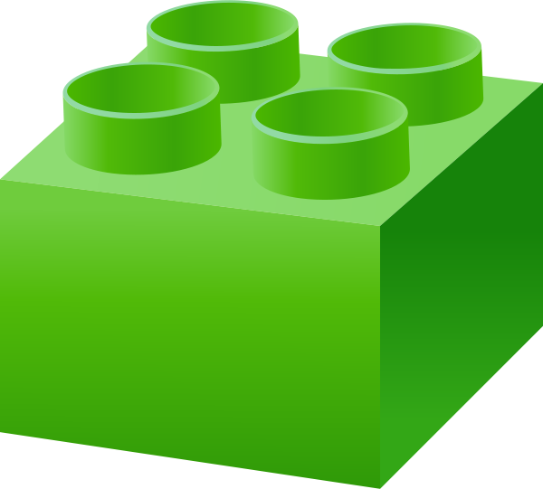 Blocks, Build, Game, Lego, Play, Toys Icon - Green Lego Png (600x541)
