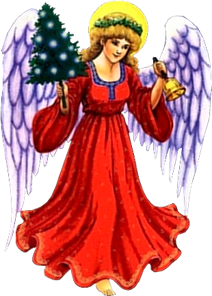 Christmas Angels Vintage - Christmas Day (347x450)