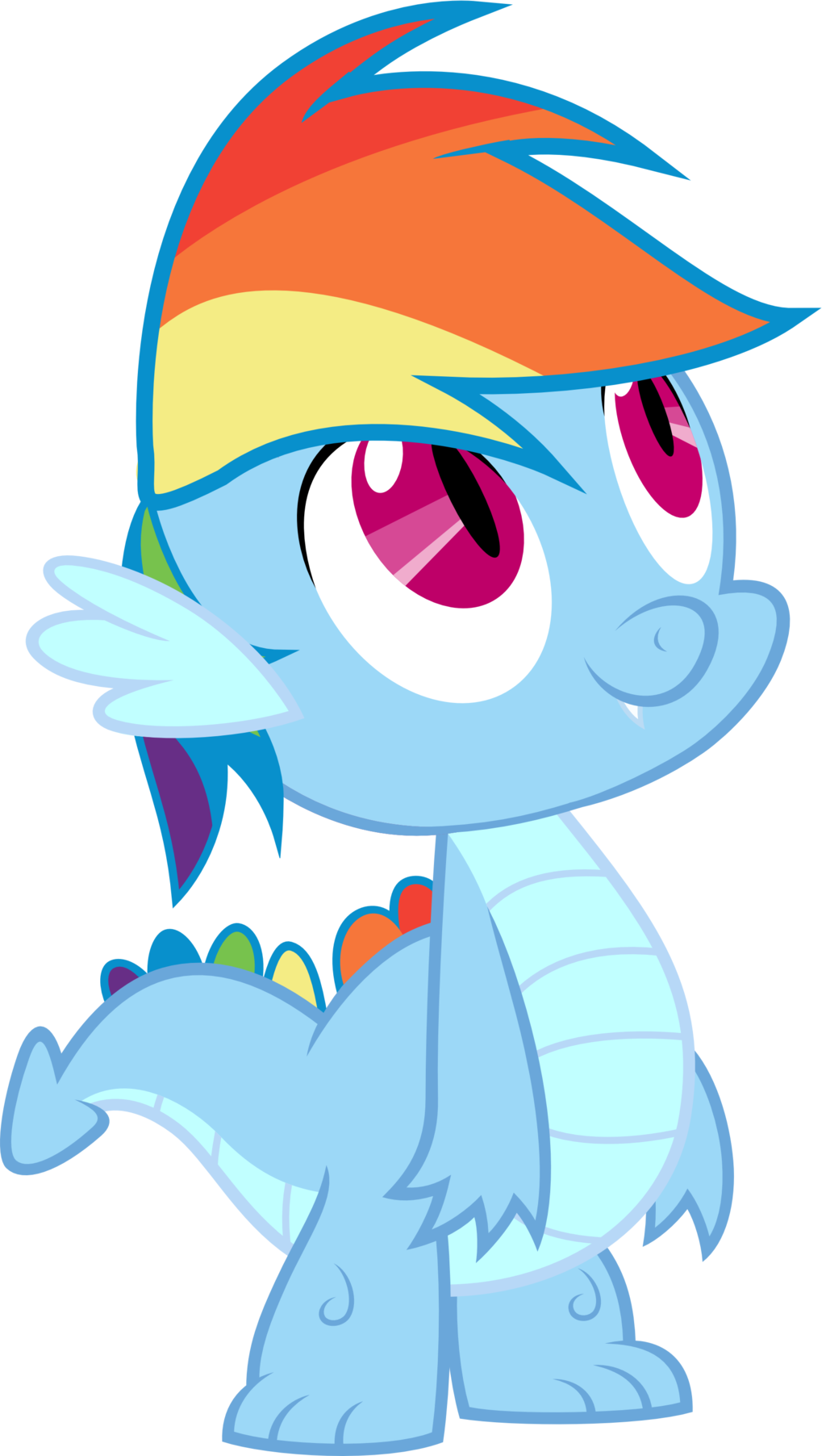 Dragon Dashie - Clip Art (1024x1804)