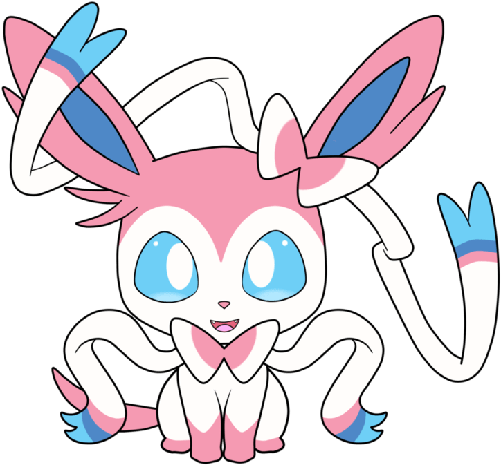 Sylveon Chibi Transparent (894x894)