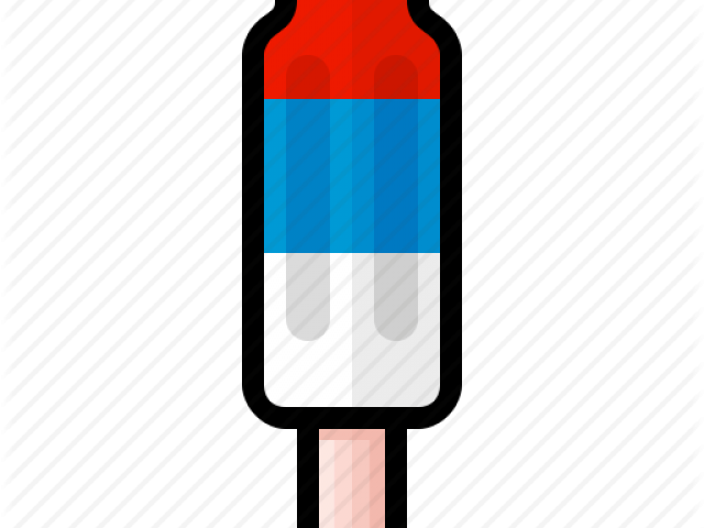 Ice Clipart Red White Blue Popsicle - Clip Art (640x480)