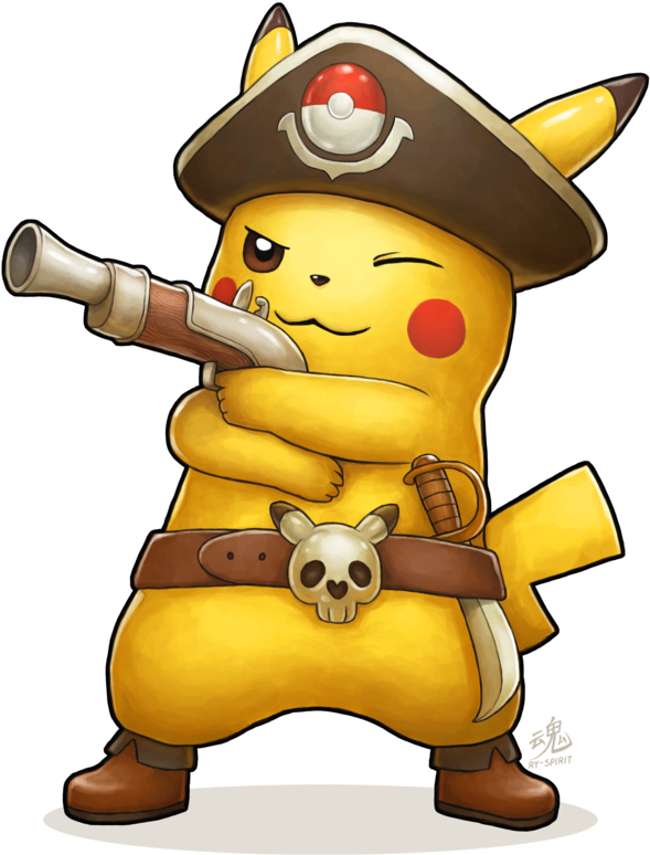 Captain Pikachu By Ry-spirit - Pikachu Pirate (600x780)