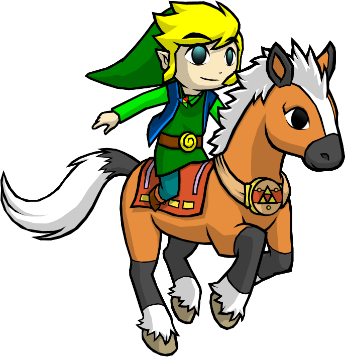 Toon Link And Epona (834x856)