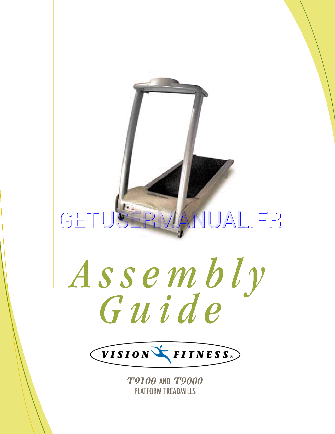 Read Online Vision Fitness T9100 User's Manual - Label (1275x1650)