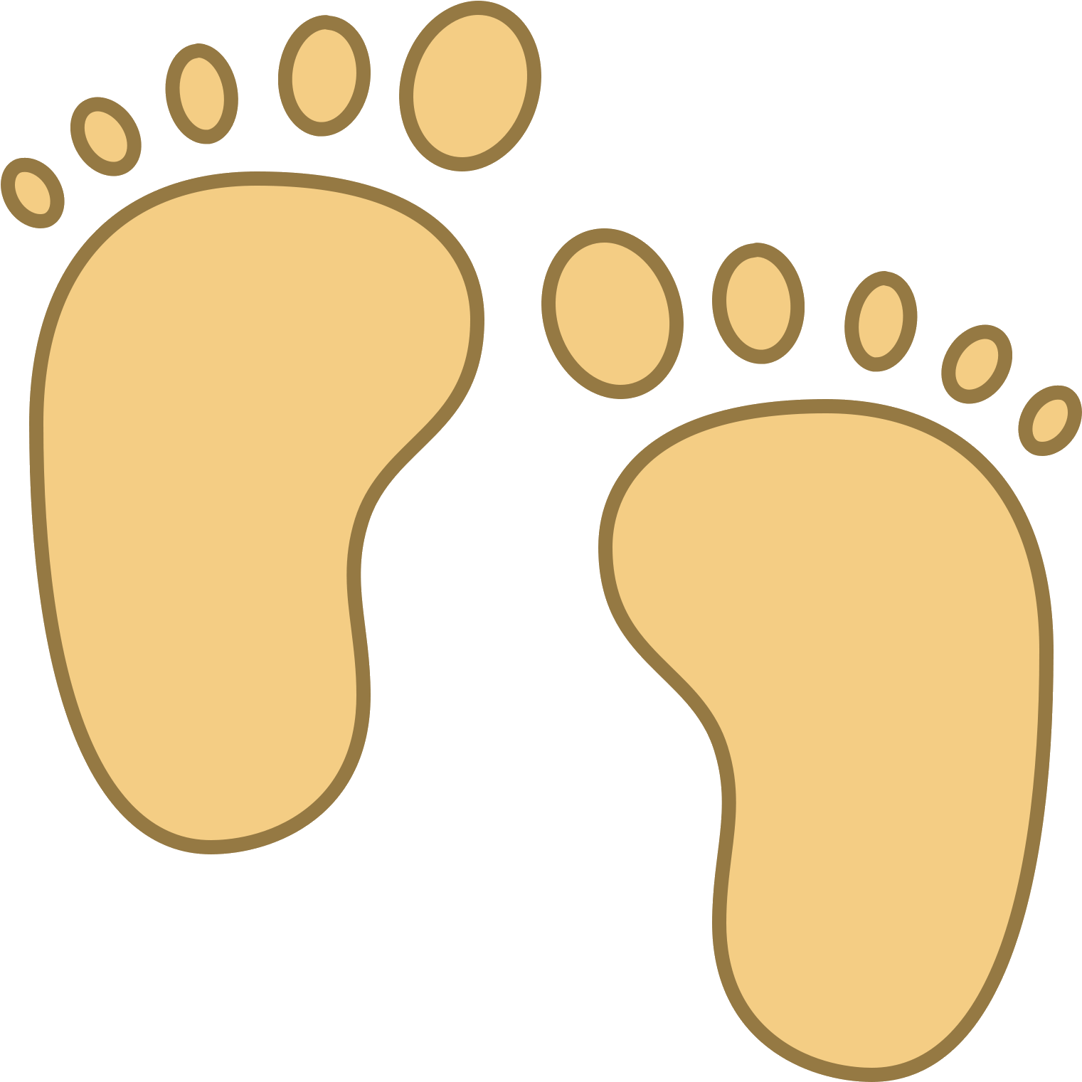 Baby Feet Icon - Feet Icon Png (1600x1600)