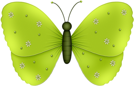 Decoupage Paperart - Pembe Kelebek (500x398)