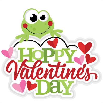 Hoppy Valentine's Day Svg Scrapbook Cut File Cute Clipart - Cartoon (432x432)