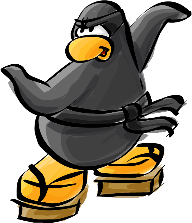 Ninja Progress Club Penguin Wiki Fandom Powered By - Club Penguin Card Jitsu Black Belt (661x766)