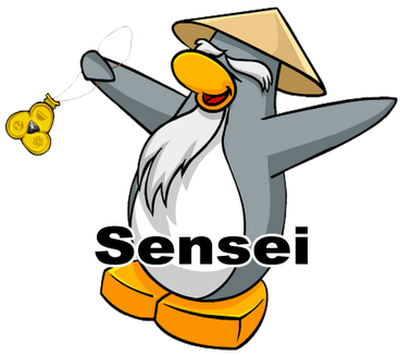 Sensei Is The Founder Of The Martial Card Game Card - Cartoon (367x400)