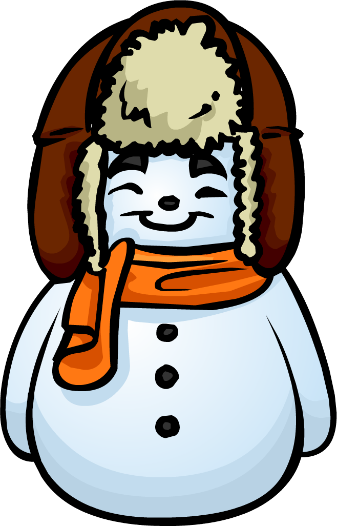 Orange Scarf Snowman - Orange Scarf Snowman (658x1026)