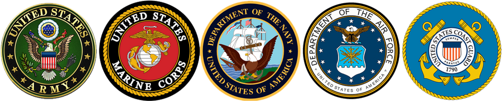 United States Military Branch Logos Rh Vehiclelicensing - Department Of The Navy (1003x232)