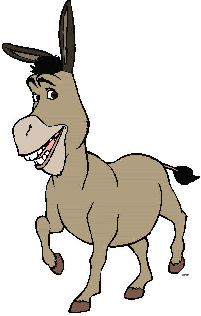 Donkey Clip Art Free Clipart Images - Donkey From Shrek Drawing (406x637)