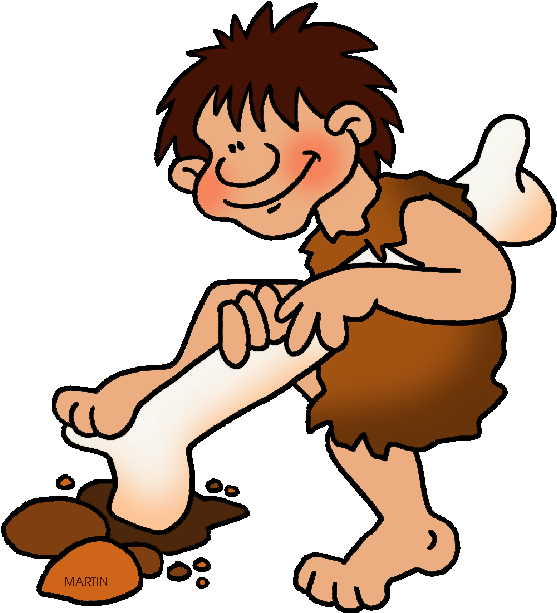 Human Clipart Early Man - Early Humans Clipart (580x648)