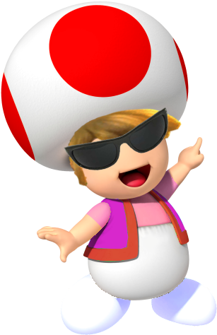 Zip Toad - Zip Toad Paper Mario (465x530)