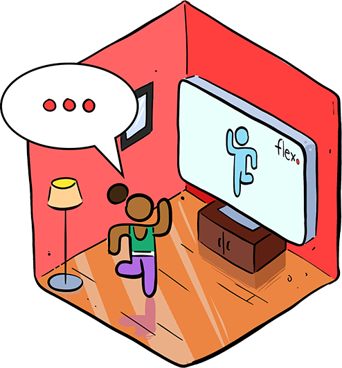 Social Home Workouts By Joinflex - Physical Fitness (494x532)