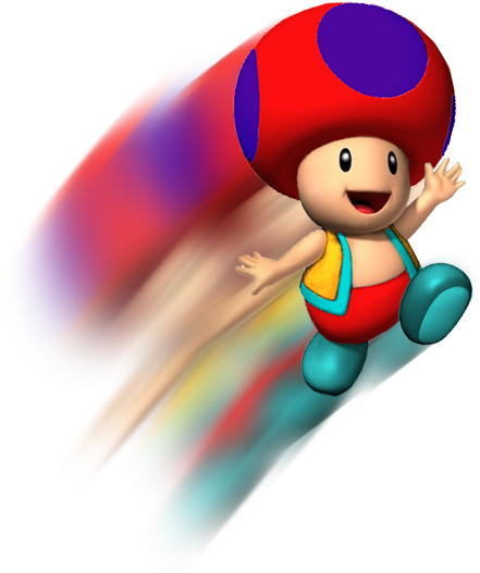 Moon-jump Toad - - Toad Mario (600x600)