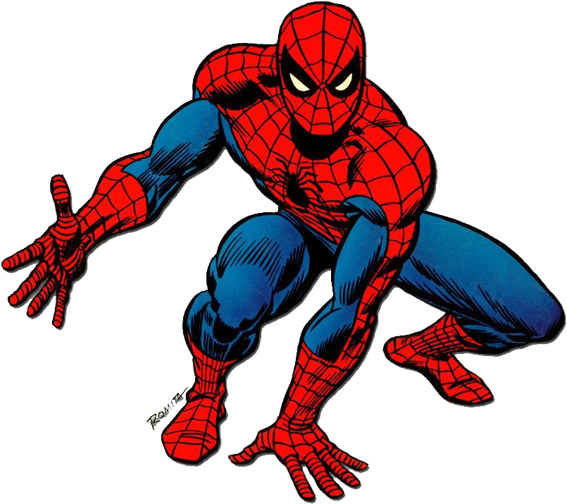 Download Png Image Report - John Romita Spider Man (866x738)