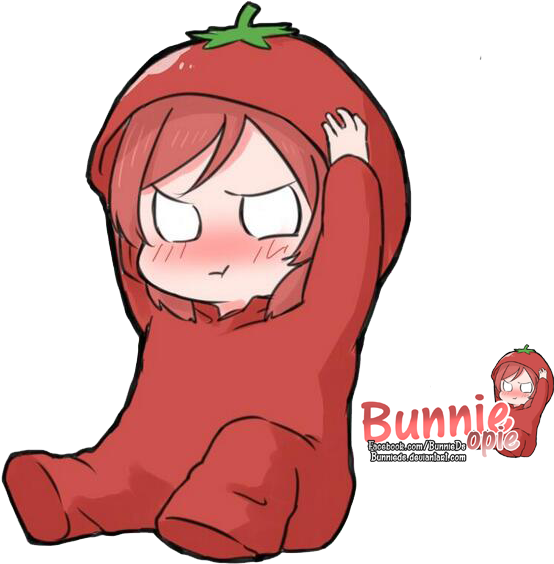 Maki Nishikino Tomato Render By Bunnieds - Tomato Render (600x600)