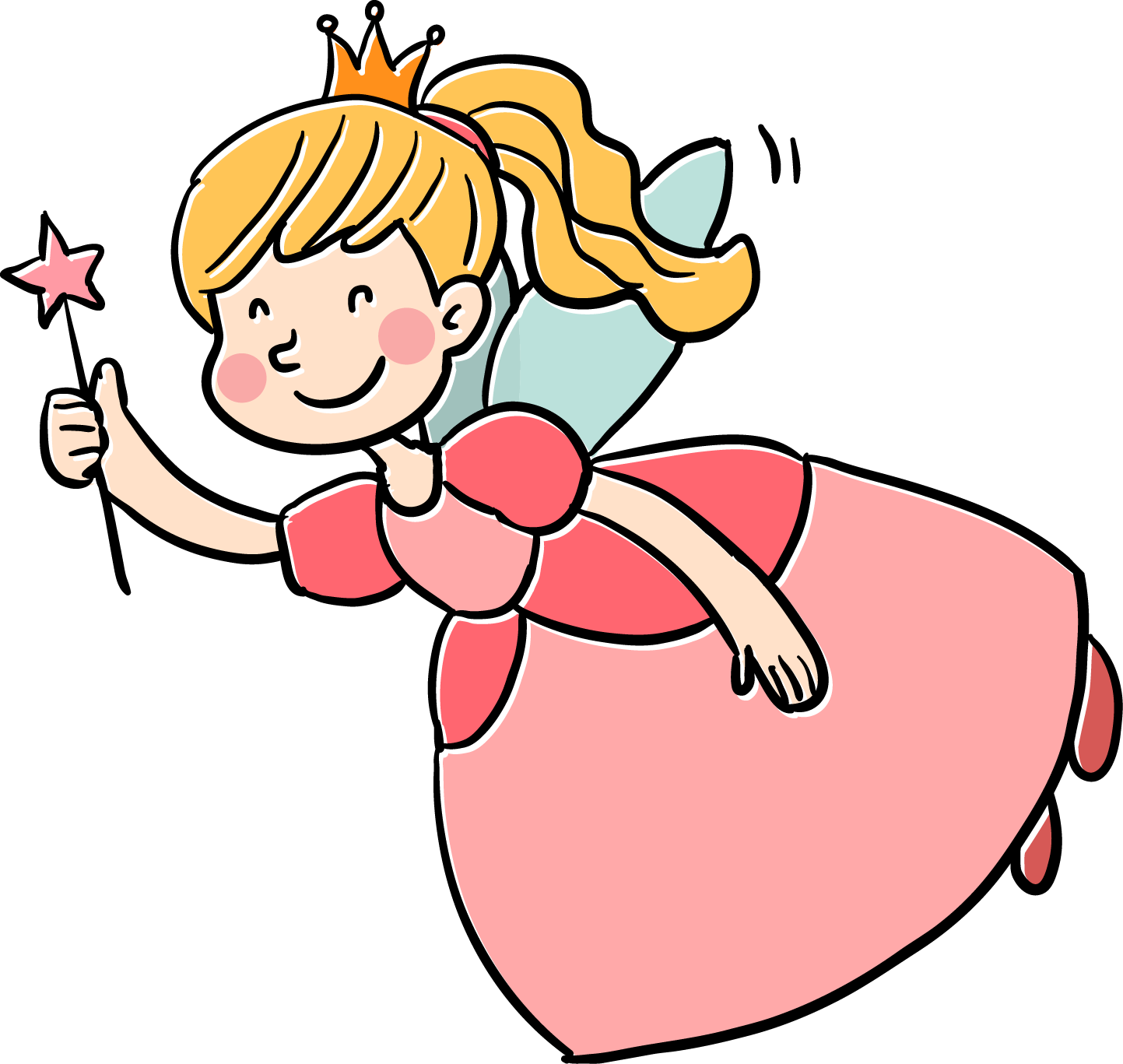 The Little Mermaid Cartoon - Little Princess Cartoon (1443x1367)