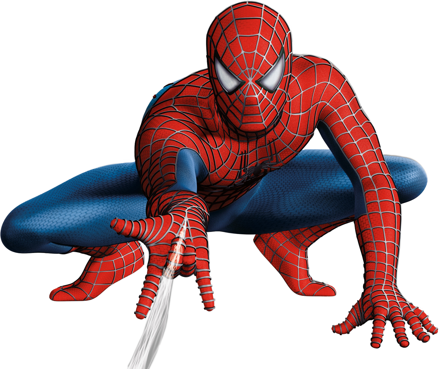Spider-man Download Png - Spiderman Shooting A Web (1600x1263)