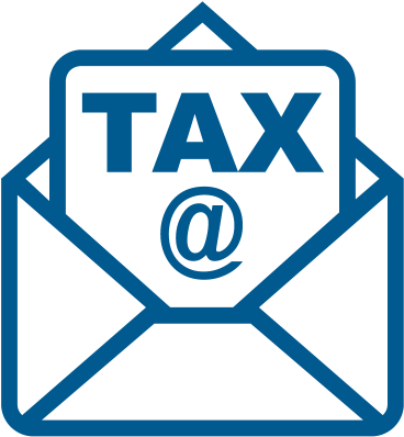 Tax E-mail - Email Icon White (400x400)