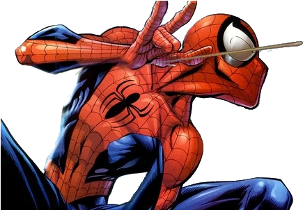 Ultimate Spiderman Png Image - Marvel Spider Man Comic (442x301)