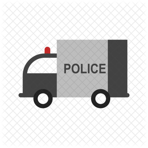 Police Van Icon - Police (512x512)