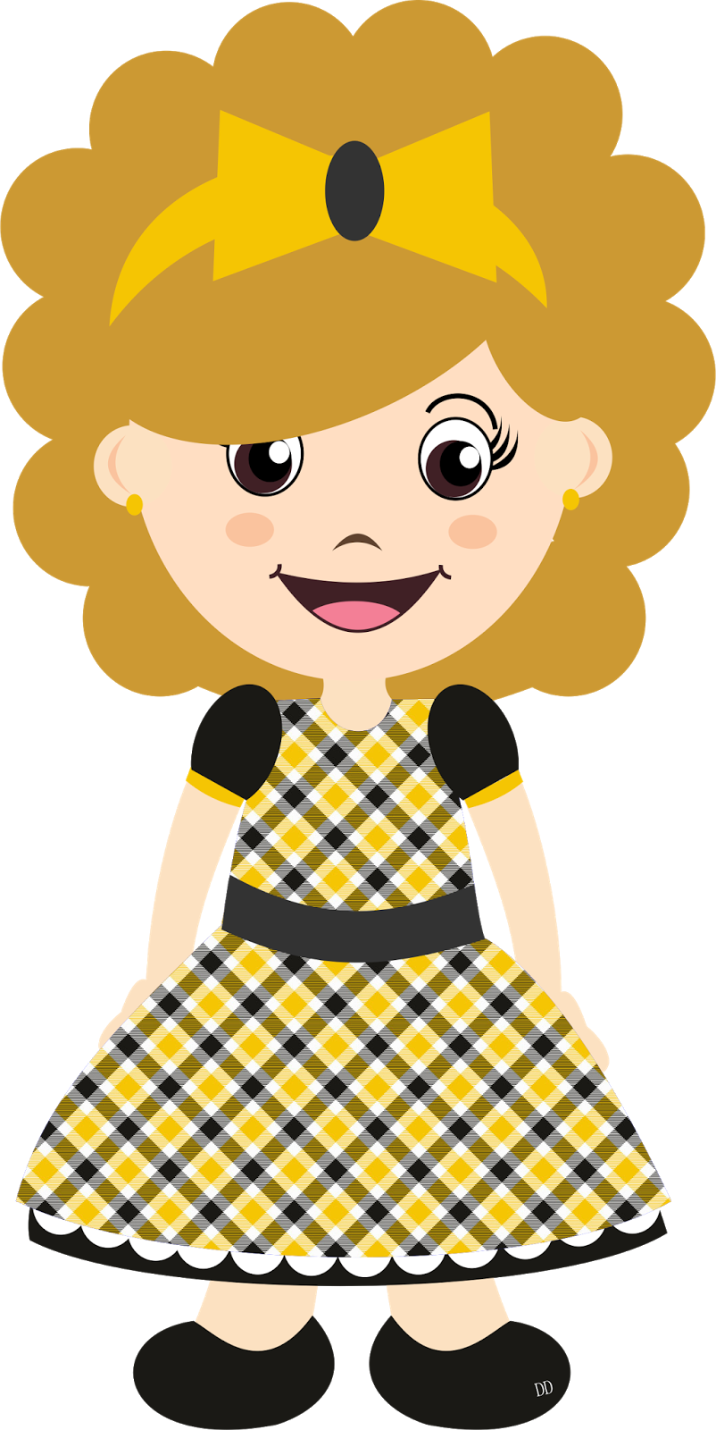 Cantinho Do Blog - Menininha Caipira Festa Junina Desenho Em Png (802x1600)