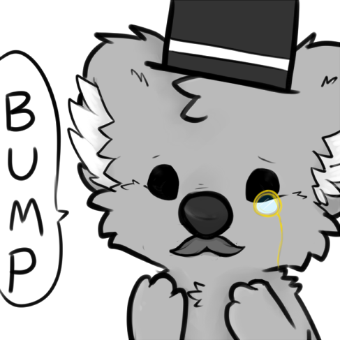 Bump The Fancy Koala By Thesilliestwilly - Koala (487x487)