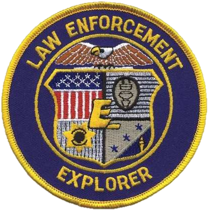 Officer Trey Wayne - Law Enforcement Exploring Logo (444x448)