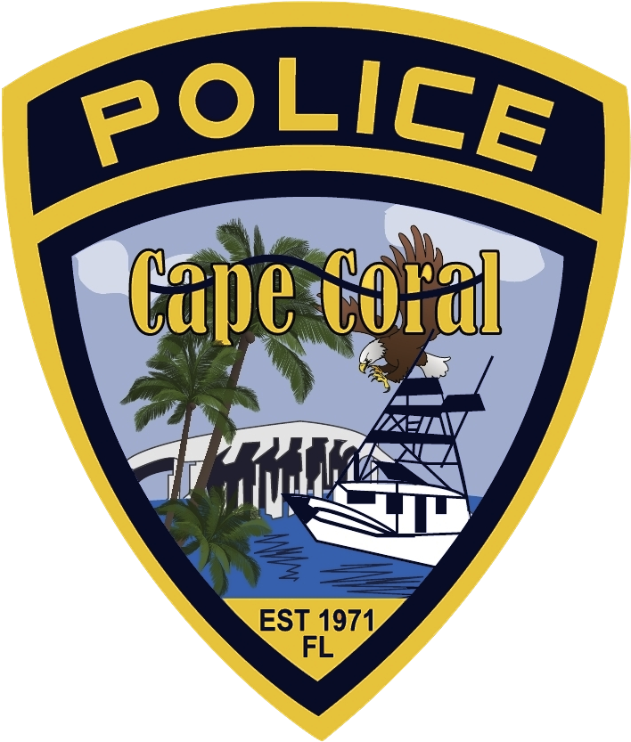 Cape Coral Police Department - Cape Coral Police Logo (715x837)