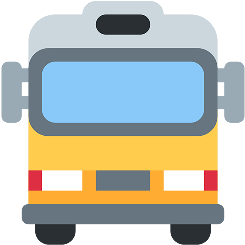 Oncoming Bus Emoji - Transport (512x512)