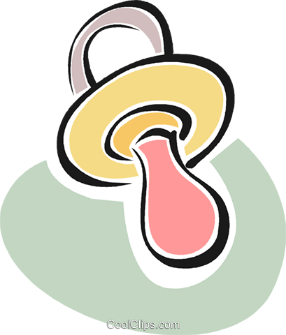 Chupete Libres De Derechos Ilustraciones De Vectores - Pacifier (409x480)
