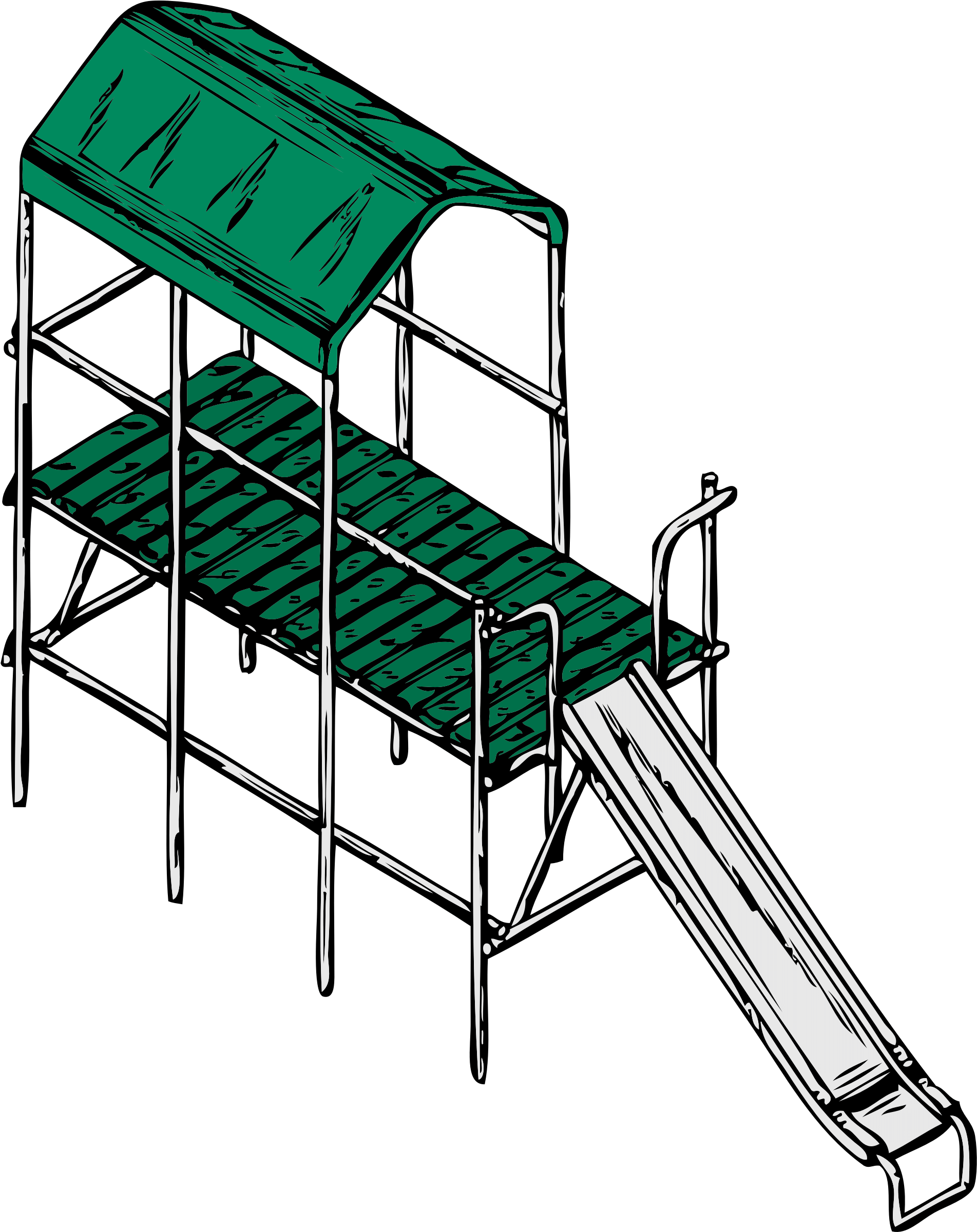 Playground Clip Art Download - Examples Of Inclined Plane (2400x2400)