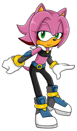 Shadow X Amy Fan Child - Hedgehog (277x453)