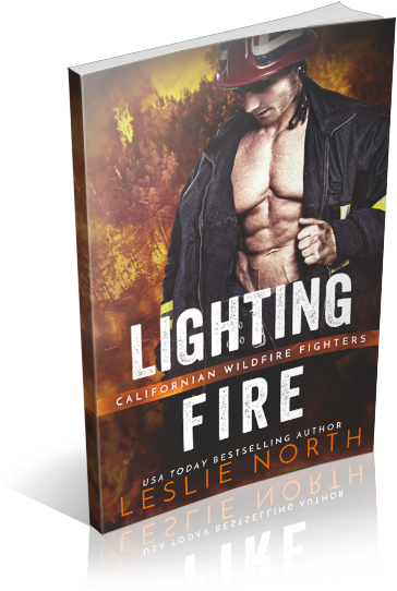 Lighting Fire By Leslie North - Leslie North (368x550)