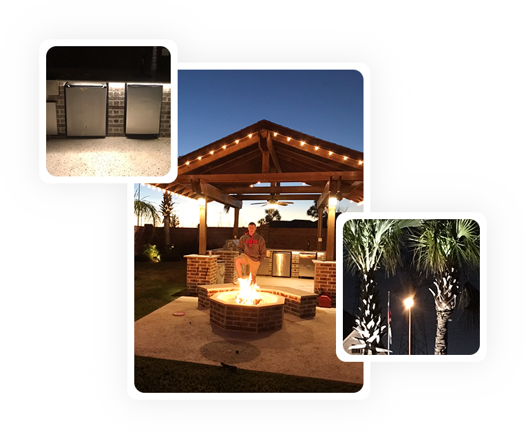 With Seven Years Of Hands-on Lighting Design And Installation, - Landscape Lighting (764x637)