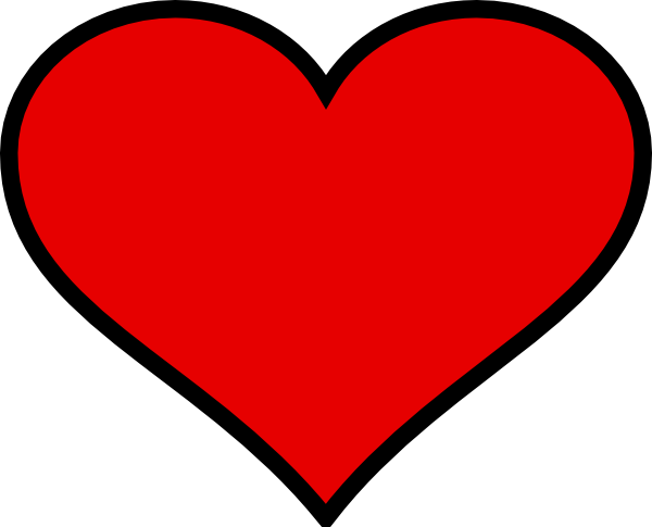 Big Heart Clipart Clipart Pie - Google Maps Pin Transparent (600x485)