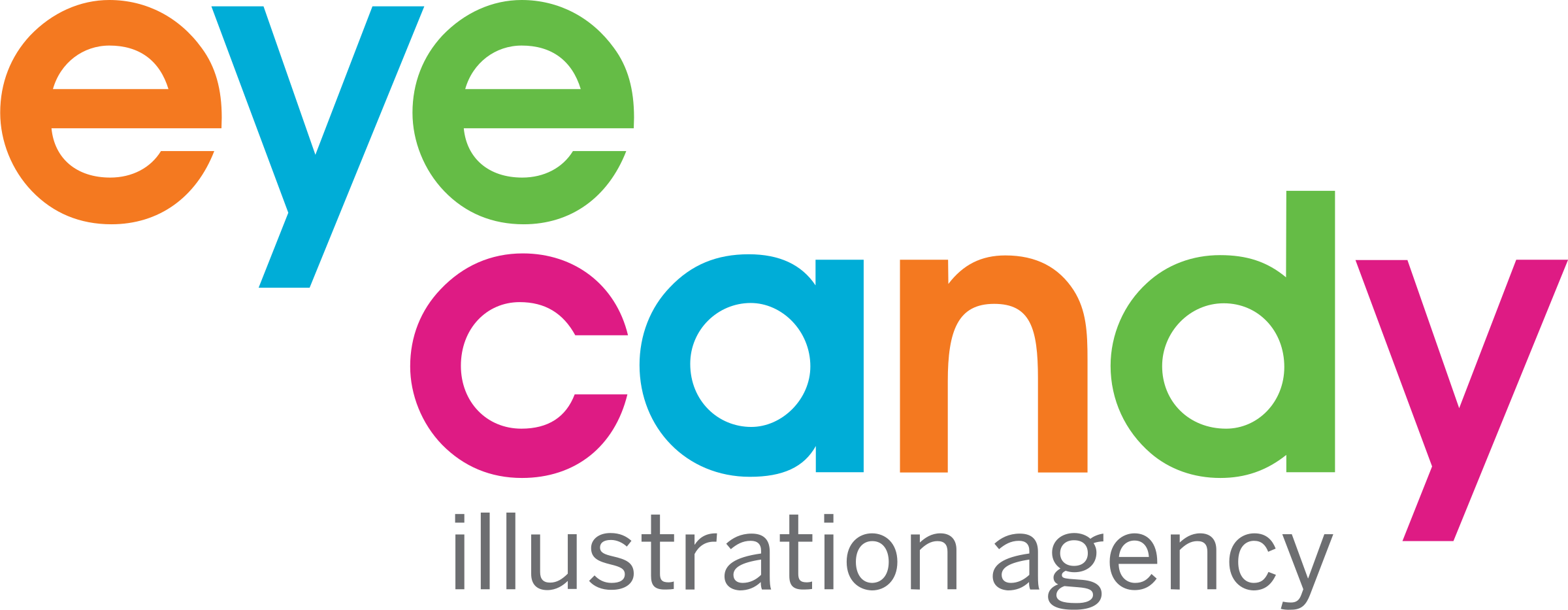 Eye Candy Illustration Agency Logo Logo Png Transparent - Logo (2400x933)