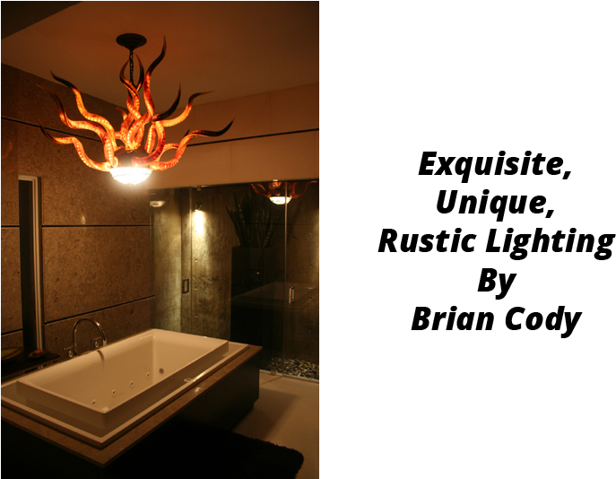 Rustic Kudu Horn Chandeliers - Ceiling Fixture (736x542)