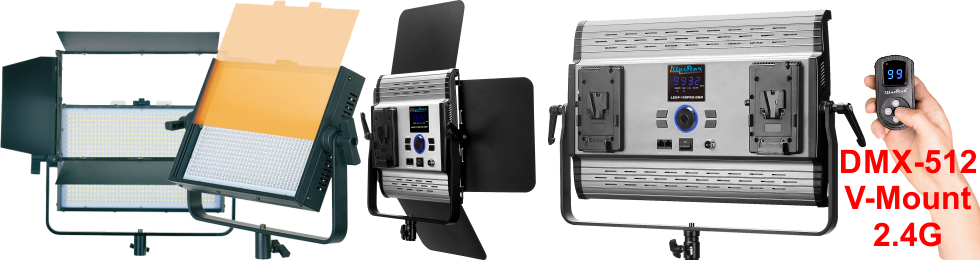 Lighting For Film And Tv Productions - Ledp-2016-dmx - Eclairage Led 120w De Studio Vidéo (980x260)