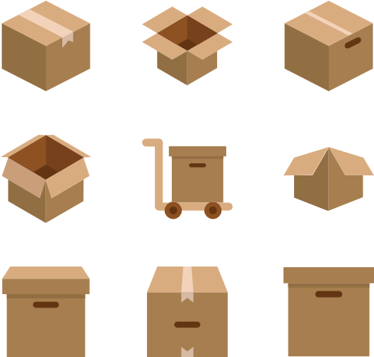 Box & Packaging 16 Icons - Packaging Png (600x564)