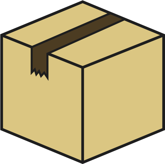 Free Ground Shipping - Block Cartoon Black And White (646x604)