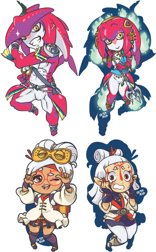 3drod @ Octo Zine @3drod - Zelda Breath Of The Wild Purah (700x1038)