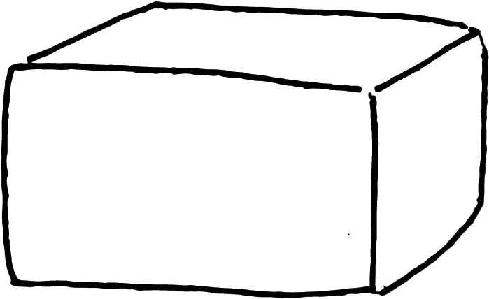 Our Ez-box Is A Prepaid Shipping Box That Is Shipped - Drawing (746x496)