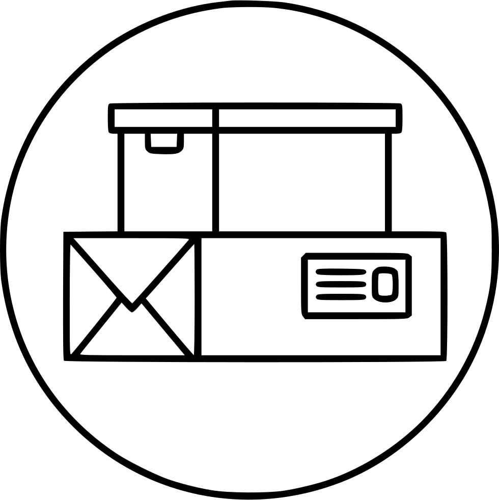 Boxes Parcel Packets Shipping Comments - Business Card Icons Png (980x982)